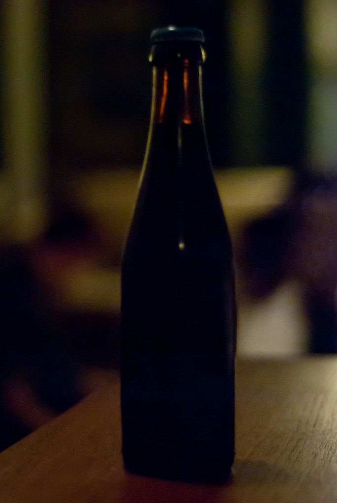 Trappist Westvleteren beer bottle